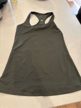 lululemon athletica Cool Racerback Tank Olive Green